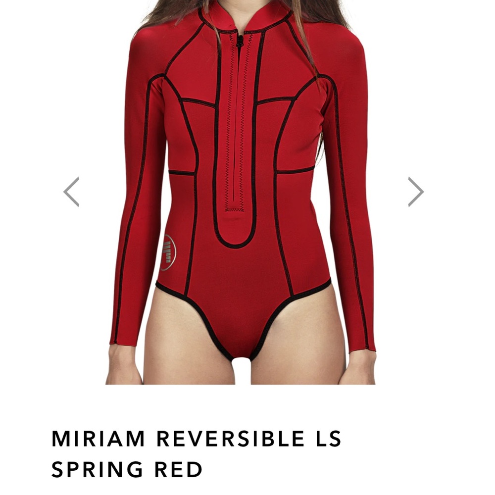 MIRIAM REVERSIBLE LS SPRING RED